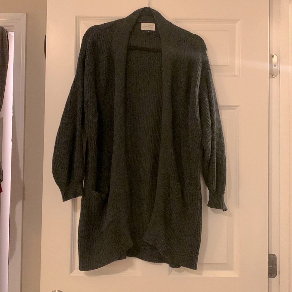 Universal Thread Dark Grey Knitted Cotton Sweater